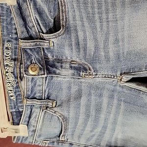 AE Super low rise jeggings